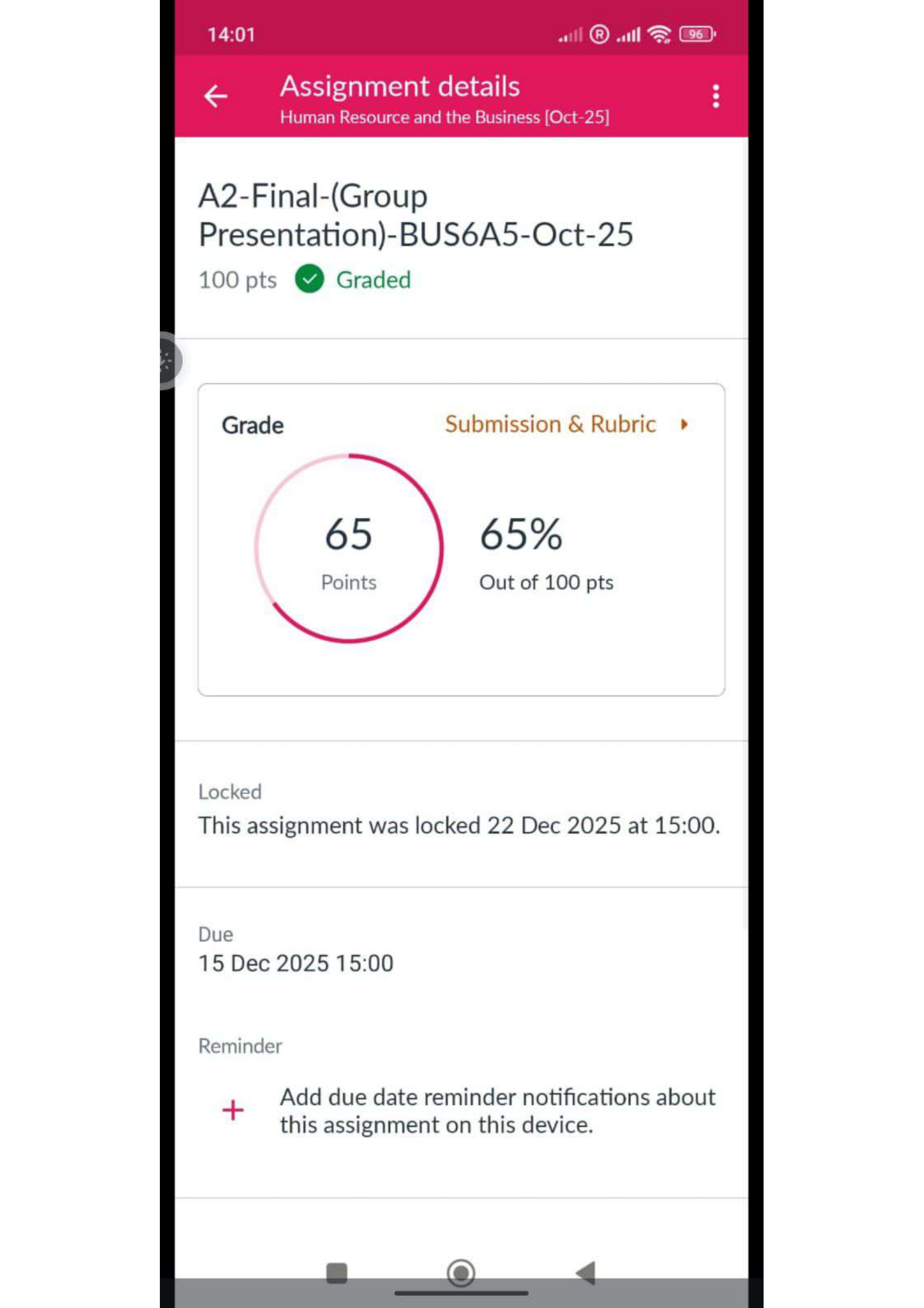 Result proof 20